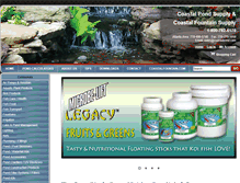 Tablet Screenshot of coastalpond.com